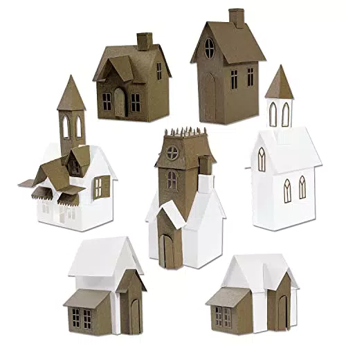 "Sizzix Village Collection by Tim Holtz - Papier Kunststoff"