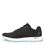 Skechers Damen Golfschuh Sneaker mit Spikeless Sohle - Schwarz/Türkis Mesh