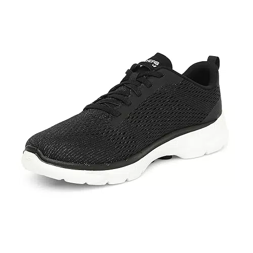 Skechers Herren GO Walk 6-Bold Vision Sneaker, Schwarz