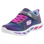 Skechers Mädchen Litebeams Gleam N' Dream Sneaker, Blue Navy Multi Nvmt