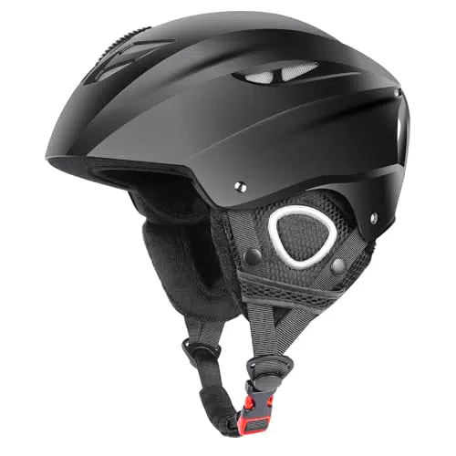 Skihelm Snowboardhelm für Damen/Herren/Jugend Optimaler Schutz Größenverstellbar Belüftungssystem Skihelm aus ABS zum Skifahren )