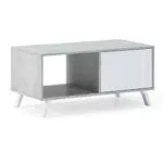 Skraut Home Couchtisch aus Holz - Modernes Design - 92 x 50 cm
