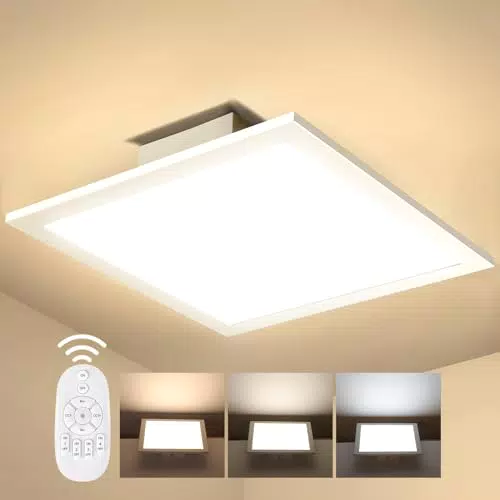 Moderne LED Deckenleuchte mit Fernbedienung für Küche und Wohnzimmer