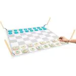 Holz Schachspiel für Damen - Outdoorspiel ab 6 Jahren