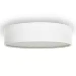 Smartwares Deckenleuchte Textilschirm 40 cm Ø 3x E14 Max. 40 W LED geeignet Weiß