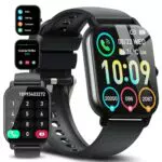 Smartwatch Damen Herren, Telefonfunktion 1, 85 Touchscreen Smart Watch
