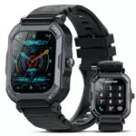 Smartwatch Herren mit Telefonfunktion, 1.85 Zoll Fitnessuhr 113 Sportmodi Uhren Herren mit Pulsuhr Schrittzähler Schlafmonitor