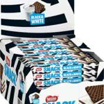 SNACK Nestlé SNACK Black & White, knusprige Kakao-Waffeln mit Milchcreme-Füllung