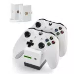 snakebyte Xbox One TWIN:CHARGE X - schwarz Ladegerät/Ladestation für Xbox One S/Xbox One X/Xbox Elite Controller/Gamepads