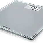 Soehnle Style Sense Compact 300 Digitale Personenwaage mit extragroßer Trittfläche und gut lesbarer LCD-Anzeige
