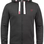 !Solid BenjaminZip Herren Sweatjacke Kapuzenjacke Hoodie Mit Kapuze Reißverschluss Und Fleece-Innenseite