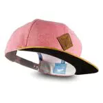 Soulbuddy Snapback Cap für Damen und Herren - Baseball Cap für Outdoor - Verstellbar - Hellrot