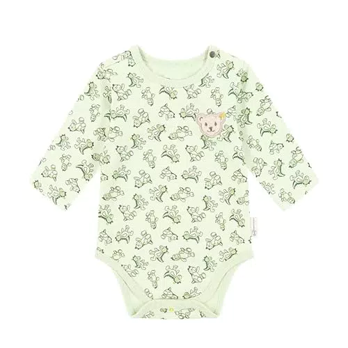 Steiff Baby-Jungen Langarm Body mit Print