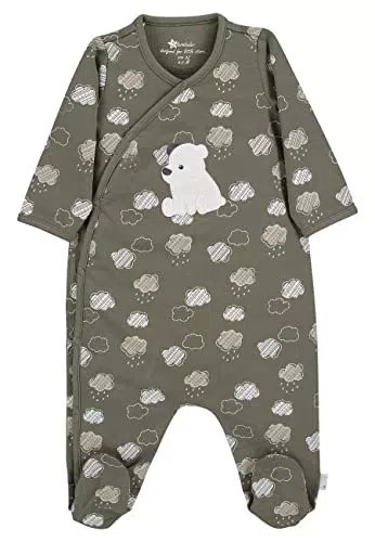 Sterntaler Baby - Jungen Strampler Langarmstrampler Eisbär Elia
