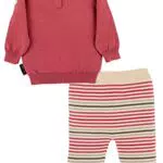 Sterntaler Baby Mädchen Set Shirt und lange Hose Set Strick Shirt und Hose Maus Mabel GOTS - Langarmshirt Kinder