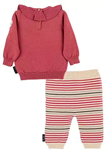Sterntaler Baby Mädchen Set Shirt und lange Hose Set Strick Shirt und Hose Maus Mabel GOTS - Langarmshirt Kinder