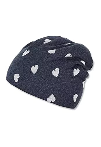 Sterntaler Baby-Mädchen Slouch-Beanie Herzchen Mütze