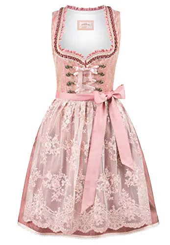 Stockerpoint Damen Dirndl Sylvie Kleid - Elegantes Trachtenkleid
