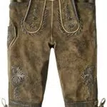 Stockerpoint Jungen Lederhose Fritz - Kinder Trachtenhose