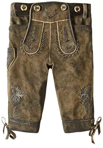 Stockerpoint Jungen Lederhose Fritz - Kinder Trachtenhose
