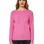STREET ONE Damen A302122 Strickpullover, pink Crush Melange