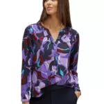 STREET ONE Damen A344275 Style Bamika Print, Lupine Lilac