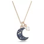 Swarovski Luna Halskette mit Mondanhänger und Swarovski Kristallen