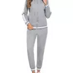 Damen Trainingsanzug Kapuzenpullover und Hose - Sportanzug Set