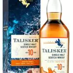 Talisker 10 Jahre Single Malt Scotch Whisky aus Skye - 45,8% vol - 700ml - Geschenkverpackung