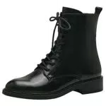 Tamaris Damen Schnürstiefel Vegan Blockabsatz