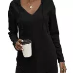 Tanmolo Kapuzenpullover Damen Baumwolle Hoodie Pullover Sweatshirt Langarm Tops Casual Oberteile Hellrosa