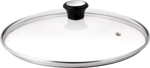 Tefal Glasdeckel 28 cm, Edelstahlfassung, Spülmaschinenfest