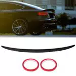 Terisass a5 Heckspoiler Lippe Spoiler Protector Lip Fit für A5 B8/B8.5 Sportback