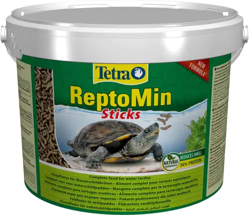 Tetra ReptoMin Sticks Schildkröten-Futter - ausgewogenes Hauptfutter für ausgewachsene Wasserschildkröten