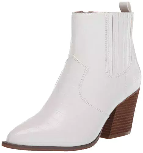 The Drop Women's Sia Pointed Toe Western Ankle Boot