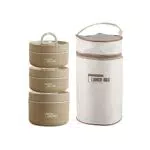 Thermobehälter für Essen 2PC 420ml+1PC 620ml, Edelstahl Warmhaltebehälter mit Tasche