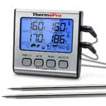 ThermoPro Digitales Grill-Thermometer mit zwei Edelstahlsonden