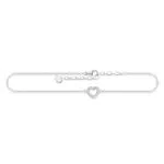 Thomas Sabo Damen Fußkettchen Herz 925 Sterling Silber AK0007-051-14-L27v