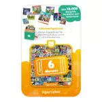 tigermedia tigerticket 6 Monate Streaming Zugang tigerbox TOUCH für 10.000 Kinder Hörspiele Hörbücher Musik Gute Nacht Geschichten Geschenkidee