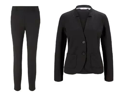 TOM TAILOR Denim Damen Jogger Hose mit Blazer - Stilvoll und bequem