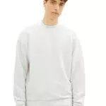 TOM TAILOR Denim Herren 1037599 Crewneck Ottoman Sweatshirt