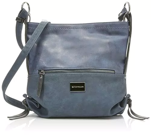 TOM TAILOR Damen Umhängetasche Crossbody Bag Elin Mittelgroß - Blau