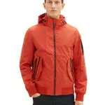 TOM TAILOR Herren 1034870 Jacke, 13722 - Rooibos Orange