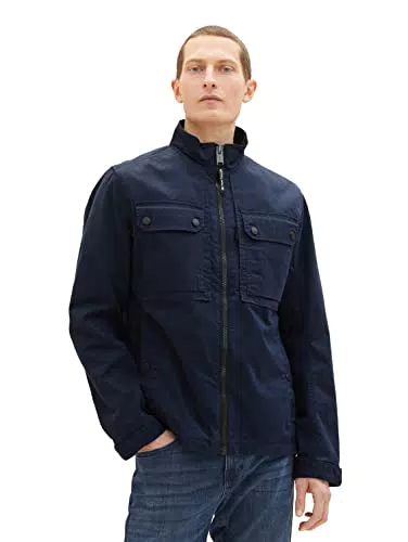 TOM TAILOR Herren Jacke - Sky Captain Blue