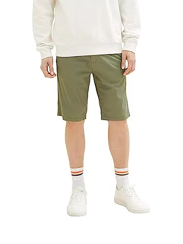 TOM TAILOR Herren 1035037 Slim Chino Bermuda Shorts mit Stretch
