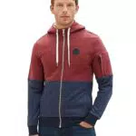 TOM TAILOR Herren 1037759 Colorblock Hoodie Sweatjacke
