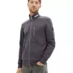 TOM TAILOR Herren 1038716 Sweatjacke mit Stehkragen