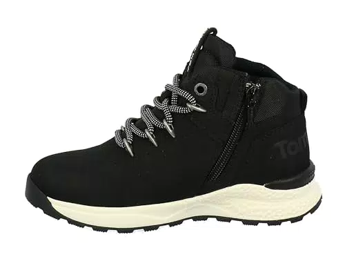 TOM TAILOR Jungen 2173104 Halblange Stiefel, Schwarz