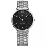 Tommy Hilfiger Analog Quarzuhr für Herren mit Edelstahlarmband Edelstahlarmband - 1710355