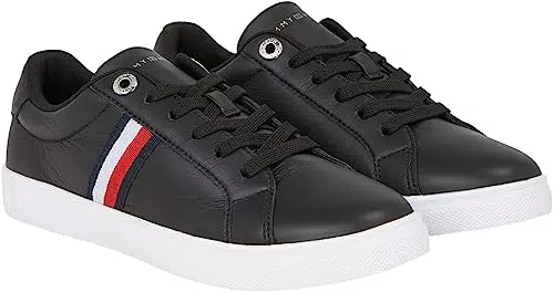 Tommy Hilfiger Damen Sneaker Essential Stripes Court Schuhe